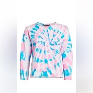 Generation Love Pink and Blue Tie-Dye Sweatshirt size S